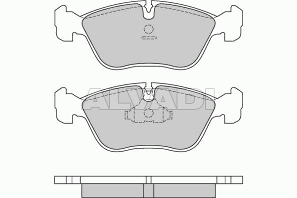 Brake pads ICER 180934 for AUDI A4 (B7) AL30915877 - alvadi.ee