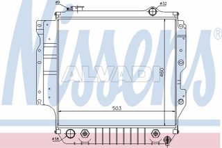 Nissens 60993 Radiator Cross Reference - View #6