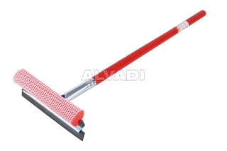 WINDOW WASHING SPONGE WITH HANDLE AND DRYING RUBBER AMIO Width: 20 cm Stick length: 60 cm