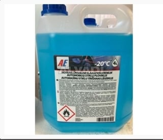 Windshield washer fluid ethanol, -20C, lemon, 4 L.