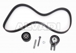 Pulley kit with timing belt