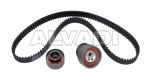 Pulley kit with timing belt