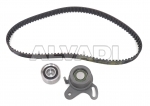 Pulley kit with timing belt